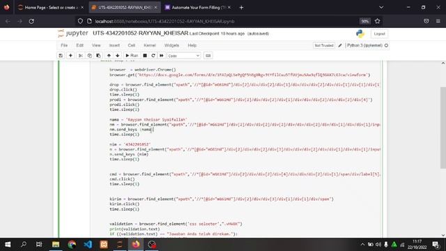 AUTO FORM FILLING AND LOOPING, Python смотреть онлайн