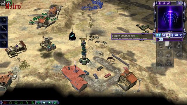 Command & Conquer-3: Tiberium Wars Advanced — Skirmish on Sarajevo YZ8 (1 Human+2AI vs. 3AI) смотреть онлайн
