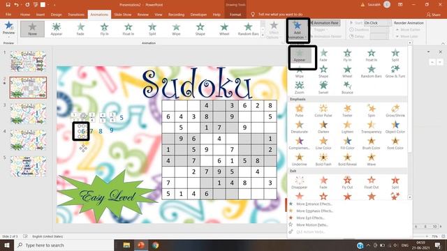 How to create Sudoku in PowerPoint | How to create a non-coding game | Full step-by-step tutorial смотреть онлайн