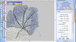 Уроки Wilcom ES. Дизайн "Вьюнок" Часть II