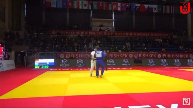 Дзюдо. Бозбаев Ислам -90кг, вторая схватка - второе поражение. Чемпионат Азии, Бишкек 08.04.21 год. смотреть онлайн