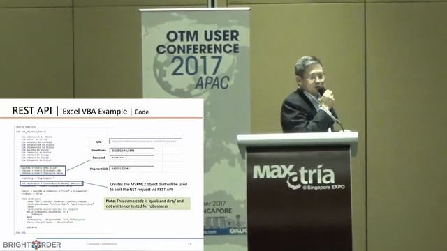 Extending your Oracle OTM Footprint with REST API by Simon Ang and Joseph Liang (BrightOrder) смотреть онлайн