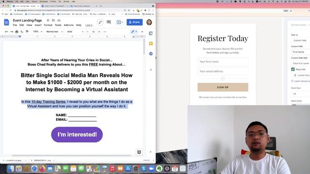 How to Create Landing Page for Free for Beginners - tagalog смотреть онлайн