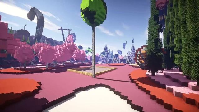 Minecraft - Candy Kingdom Map - Cinematic & Download (Played by Frigiel, Aypierre and Siphano) смотреть онлайн