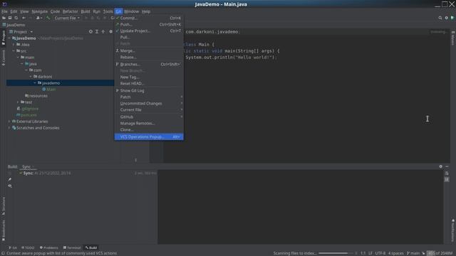 IntelliJ IDEA :: New Project JavaDemo смотреть онлайн