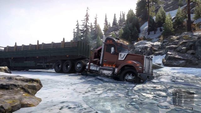 New DLC - Kenworth W990 | Snowrunner 11 season смотреть онлайн