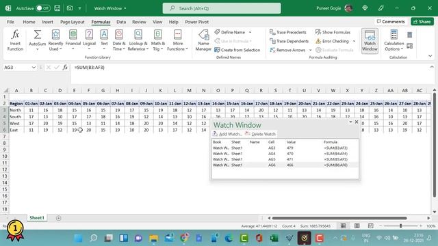 Track Cells with Watch Window | Excel Quick Tip смотреть онлайн
