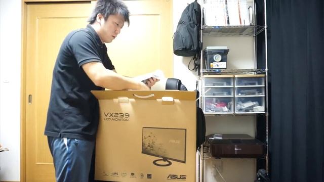 【レビュー動画】ASUS VX239H−W　開封編 смотреть онлайн