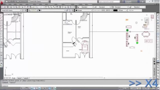 (7/7) AutoCad "Kurdish Language" - Home 2-D Plan 180 m2 Part (4) "blocks,finishing" смотреть онлайн