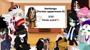 Uppermoons react to Nezuko tries on uppermoons clothes.||.KNY.||.[Minniebitz]