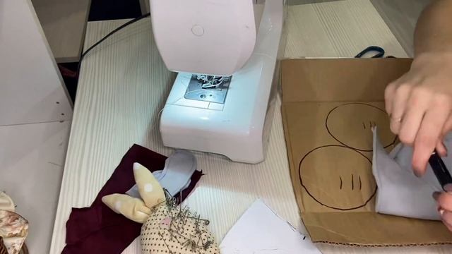 Гном из ткани своими руками + выкройка бесплатно смотреть онлайн