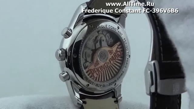 Мужские наручные швейцарские часы Frederique Constant FC-396V6B6 смотреть онлайн