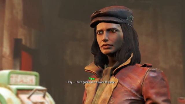 Fallout 4 - Piper's Interview after Main Story смотреть онлайн