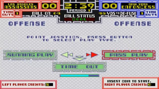 ARCADE MACHINES MAME CYBERBALL PROTOTYPE CYBER BALL 1988 ATARI GAMES смотреть онлайн