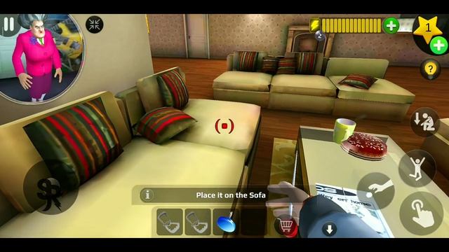 Scary Teacher 3D Level 5 Coffee Time Pin Attack FHD Android Gameplay смотреть онлайн