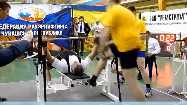Чемпионат Чебоксар по жиму лежа - в/к 105, 120, +120 (классика) смотреть онлайн