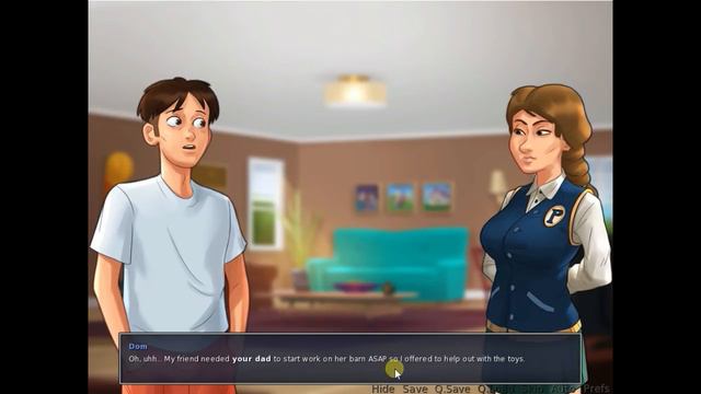 Summertime Saga 0.17 Diane | New Barn | Making New Barn | Diane Home Coming | 04 смотреть онлайн