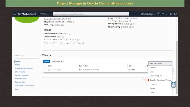 Object Storage in Oracle Cloud Infrastructure смотреть онлайн
