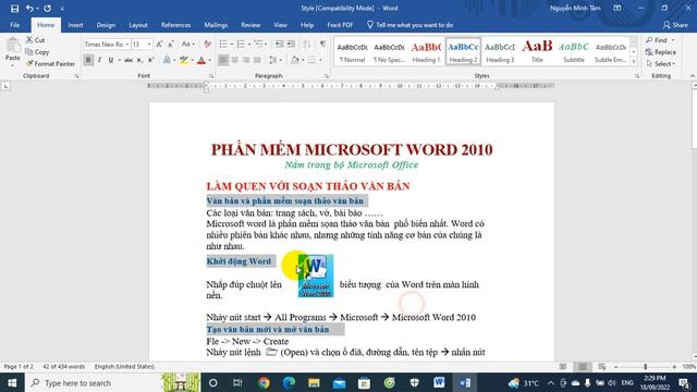 Định dạng style trong word 2019 смотреть онлайн