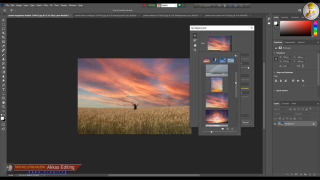 Sky Replacement | Background Replacement in One Click | Photoshop Tutorial смотреть онлайн