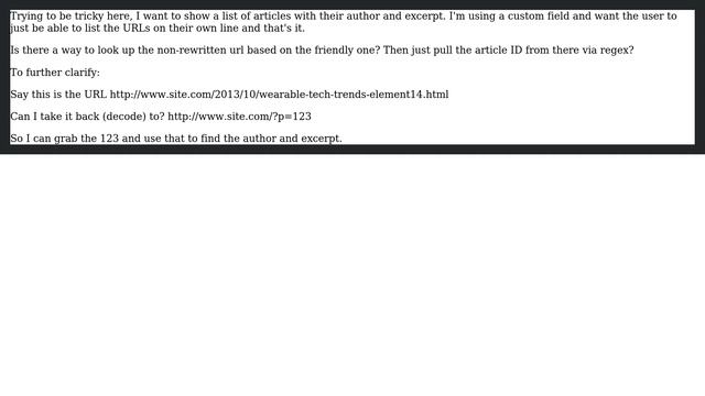 Wordpress: Get author and excerpt from URL смотреть онлайн
