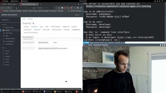 Integrate an actual API and website with Red Hat Single Sign On for user auth and role based access смотреть онлайн