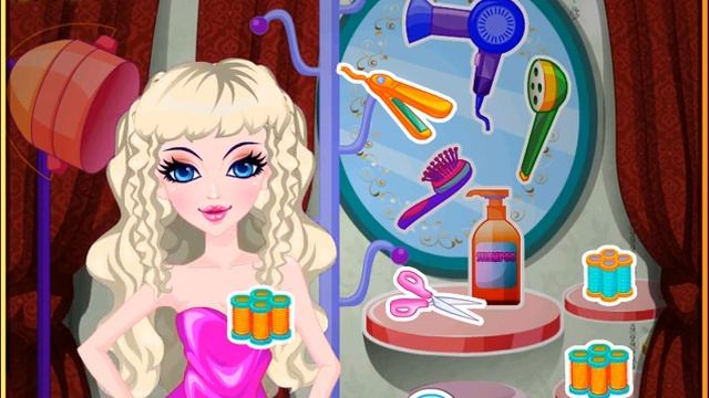 Princess Hair Salon Games-Hair Games-Girl Games