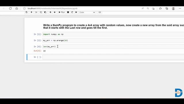 Reshaping and create new Numpy Array | Python Numpy Tutorial смотреть онлайн