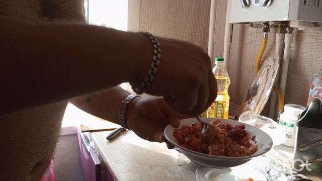 быстрая закуска или мини пицца