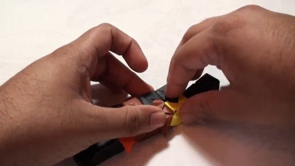 Easy Origami Minecraft Golden Apple BUDDER (Sonobe No Tape or Glue) Tutorial!