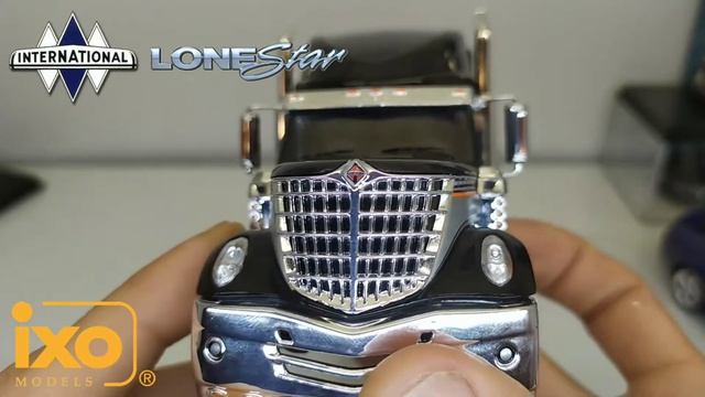 Сухопутный лайнер International Lonestar | Обзор модели сидельного тягача от IXO-Models масштаб 1:4