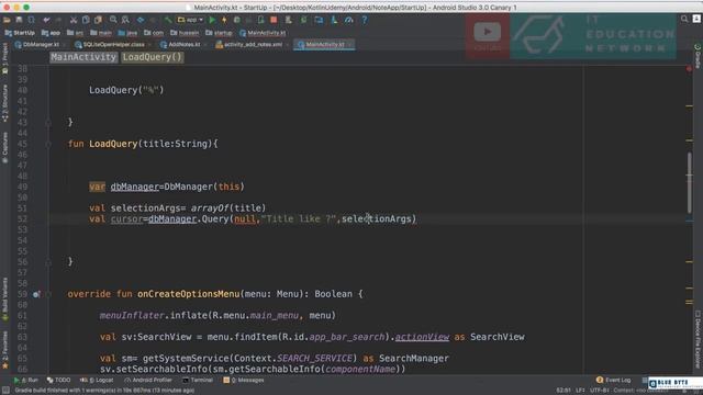 Kotlin android tutorial - 53 - List notes from Sqlite database смотреть онлайн