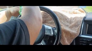 Очистка засаленного руля Mercedes. Руль как новый! #leratond2