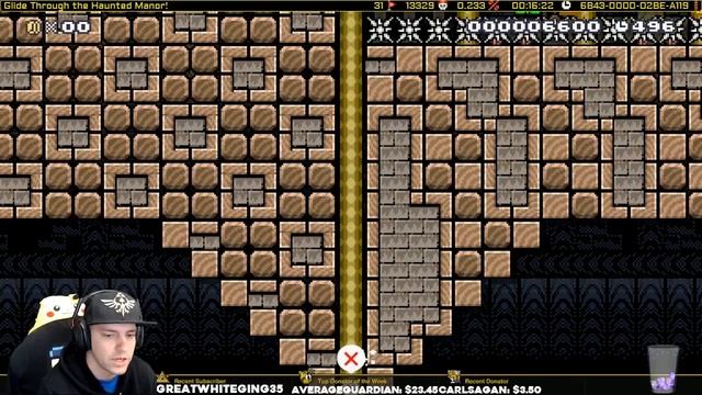 That's Not Flying, That's Falling With Style!: 0.23% Clear Rate! Mario Maker смотреть онлайн
