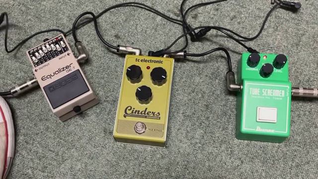Can Boss GE-7 EQ pedal sound like Tube Screamer TS808? смотреть онлайн