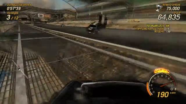 FlatOut Ultimate Carnage - Гонка в стиле Carnage (Road King - Motor Raceway 2) смотреть онлайн