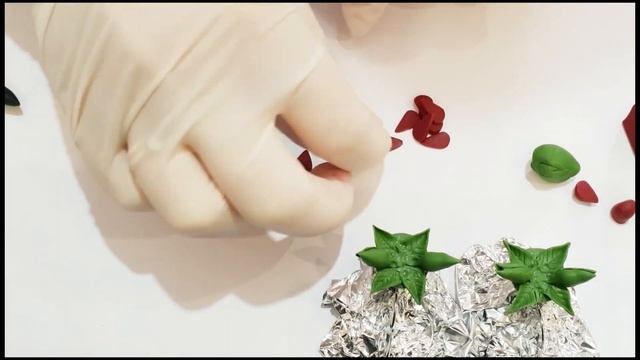 Burgundy roses from polymer clay * DIY * Tutorial * Melagrana design * Розы из полимерной глины смотреть онлайн