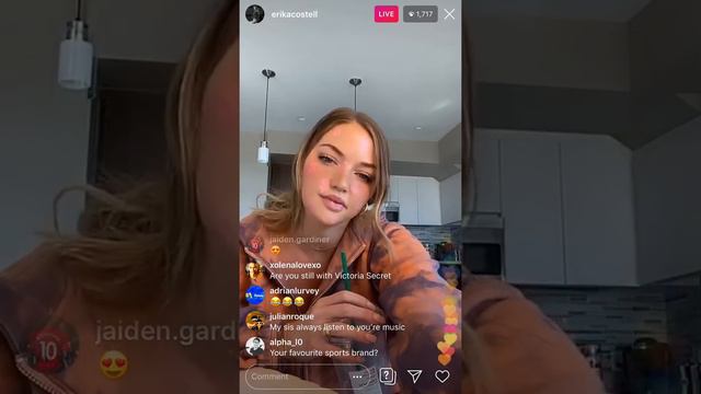 Erika Costell Admits She Misses Jake Paul in Instagram Live смотреть онлайн
