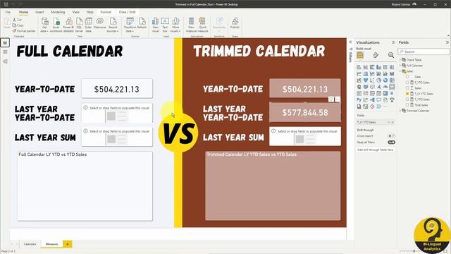 Full Calendar Table vs Trimmed Calendar Table in Power BI смотреть онлайн