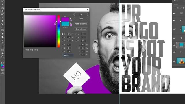 Half Face Typography - Photoshop Tutorial смотреть онлайн