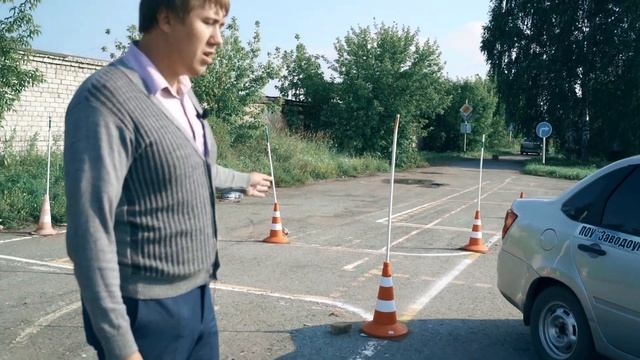 Заезд в гараж задним ходом (въезд в бокс). 100% выполнение. 2018 смотреть онлайн