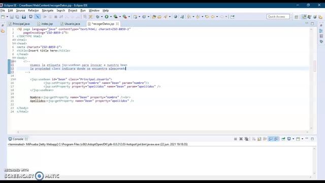 Java bean смотреть онлайн
