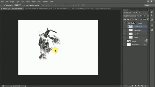 Ink Smudge Effect | Effect | Photoshop Tutorial | Photo Editing In Photoshop | Creative Designs смотреть онлайн