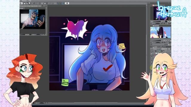 ПЕРЕРИСОВЫВАЕМ АРТЫ ПОДПИСЧИКОВ смотреть онлайн