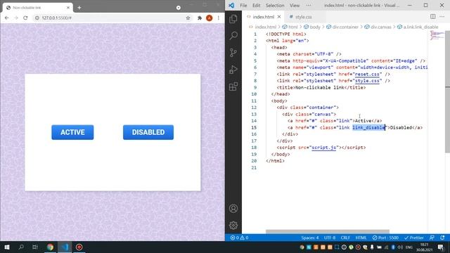 Как сделать ссылку некликабельной в CSS смотреть онлайн