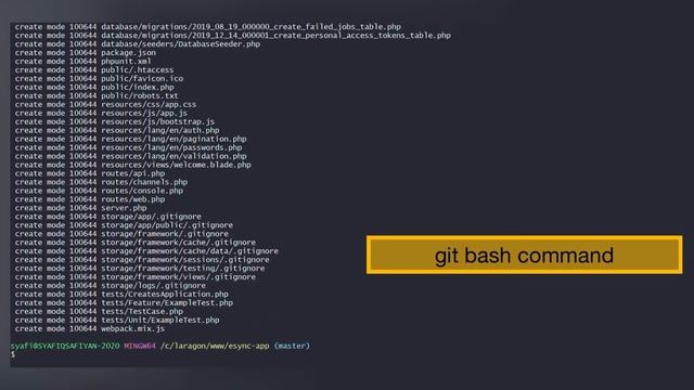 How to setup Git Repo for Laravel Project смотреть онлайн