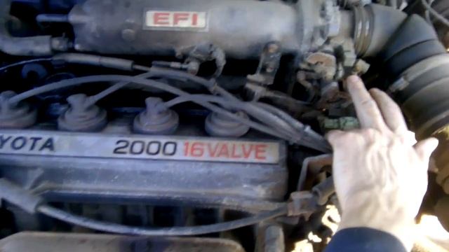 Проверка двигателя 3S-FE Toyota Camry SV21 1987 год смотреть онлайн