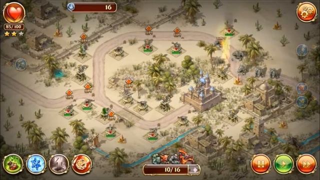 Прохождение уровня 16 игры Солдатики 3 (Toy Defense 3), геймплей смотреть онлайн