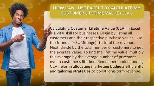 How Can I Use Excel to Calculate My Customer Lifetime Value (CLV)? смотреть онлайн