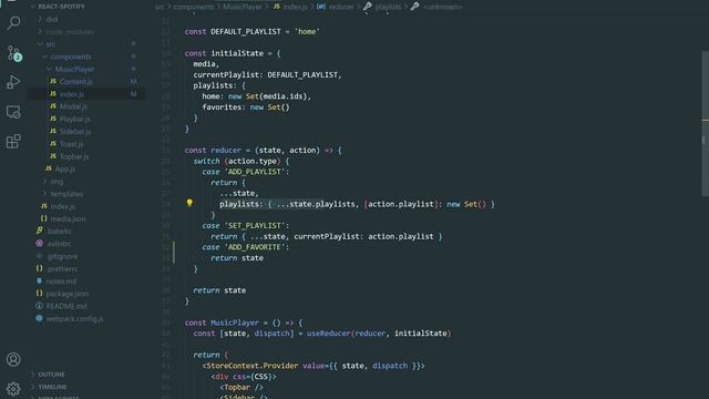 React Spotify Music Player - 6 - Favoriting Songs смотреть онлайн